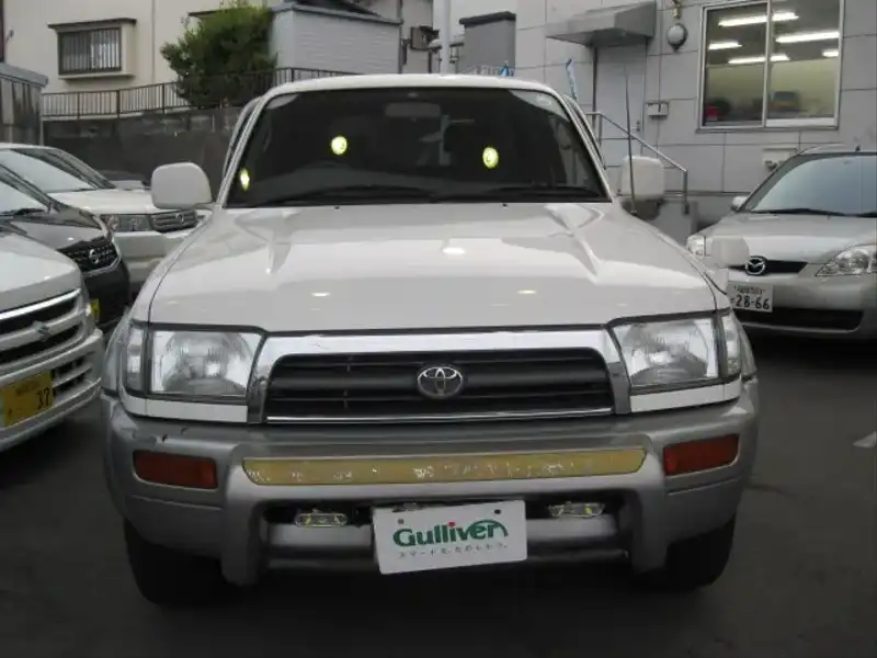 カタログ画像：ハイラックスサーフ（HILUX SURF） ＳＳＲ－Ｘリミテッド ワイドボデー 1997年10月 KD-KZN185W 3000cc ウォームグレーパールメタリック フロント