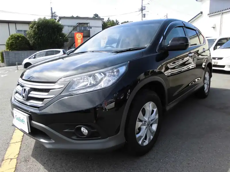 カタログ画像：ＣＲ－Ｖ（CR-V） ２０Ｇ 2012年10月 DBA-RM1 2000cc プレミアムスパークルブラック・パール 燃費14.4km / l フロント