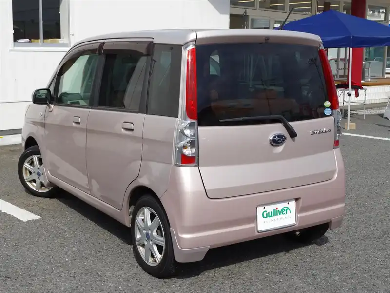 カタログ画像：ステラ（STELLA） ＬＸ インテリアセレクション 2007年1月 DBA-RN1 660cc コーラルピンク・メタリック 燃費22.5km / l  バック