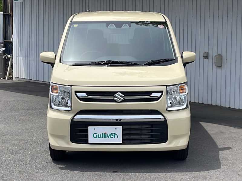 カタログ画像：ワゴンＲ（WAGON R） ハイブリッドＦＸ－Ｓ 2023年10月 5AA-MH95S 660cc シフォンアイボリーメタリック 燃費25.2km / l フロント