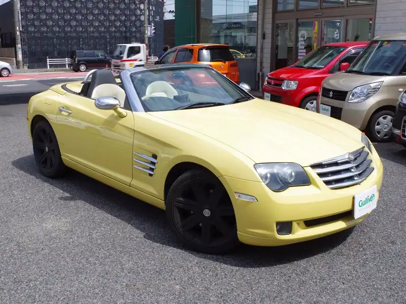 カタログ画像：クライスラー・クロスファイア（CHRYSLER CROSSFIRE） ロードスタープラス 2005年5月 GH-ZH32C 3200cc クラシックイエロー クリアコート 燃費8.6km / l  メイン