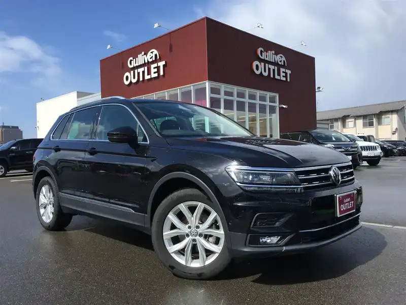 カタログ画像：ティグアン（TIGUAN） ＴＳＩ ハイライン 2018年3月 ABA-5NCZE 1400cc ディープブラックパールエフェクト 燃費16.3km / l メイン（その他）