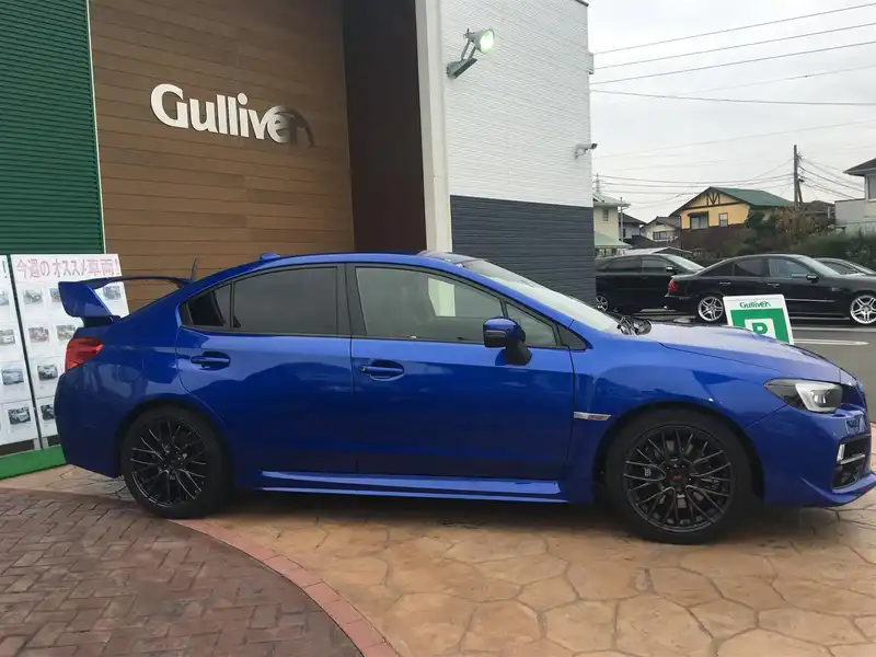 カタログ画像：ＷＲＸ ＳＴＩ（WRX STI） ＳＴＩ 2014年8月 CBA-VAB 2000cc ＷＲブルー・パール 燃費9.4km / l 外装