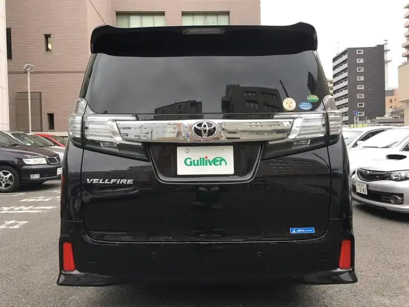 カタログ画像：ヴェルファイア（VELLFIRE） ２．５Ｚ 2015年1月 DBA-AGH35W 2500cc バーニングブラッククリスタルシャインガラスフレーク 燃費12.0km / l バック