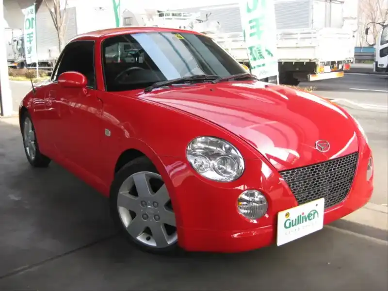 カタログ画像：コペン（COPEN） アクティブトップ 2003年7月 LA-L880K 660cc ＤＣ・シャイニングレッド 燃費15.2km / l  メイン