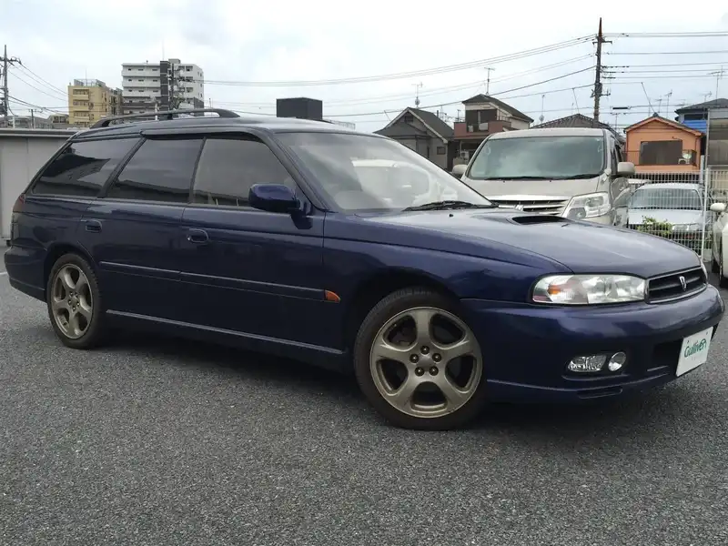 カタログ画像：レガシィツーリングワゴン（LEGACY TOURING WAGON） ＧＴ 1993年10月 E-BG5 2000cc コスミックブルーマイカ 燃費10.4km / l  メイン（その他）