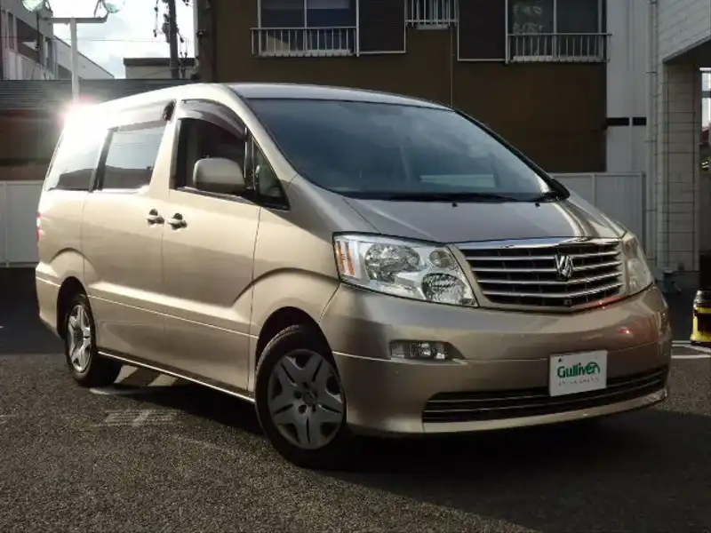 カタログ画像：アルファードＶ（ALPHARD V） ＭＸ Ｌエディション 2003年7月 TA-MNH15W 3000cc ゴールドメタリック 燃費8.6km / l  メイン（その他）