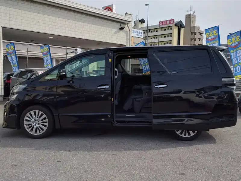 カタログ画像：ヴェルファイア（VELLFIRE） ２．４Ｚ Ｇエディション 2014年4月 DBA-ANH25W 2400cc ブラック 燃費10.2km / l バック