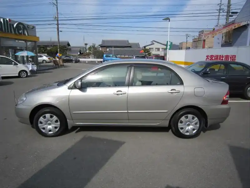 カタログ画像：カローラ（COROLLA） Ｇ Ｌパッケージ 2004年2月 CBA-NZE121 1500cc シルバーメタリックグラファイト 燃費16.6km / l  外装