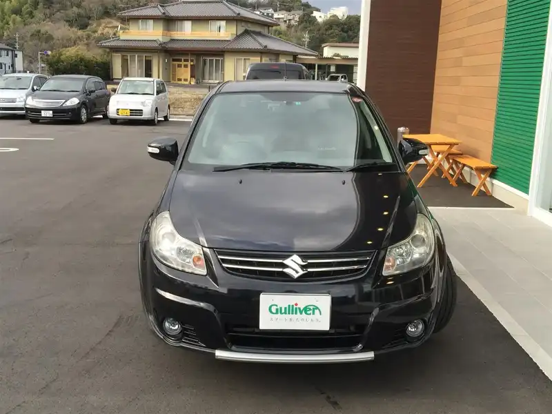 カタログ画像：ＳＸ４（SX4） １．５サロモンリミテッド 2007年11月 DBA-YB11S 1500cc ブルーイッシュブラックパール３ 燃費15.6km / l  フロント