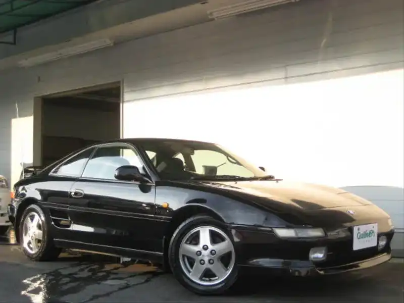 カタログ画像：ＭＲ２（MR2） ＧＴ－Ｓ Ｔバールーフ仕様車 1996年6月 E-SW20 2000cc ブラック 燃費10.6km / l  メイン（その他）