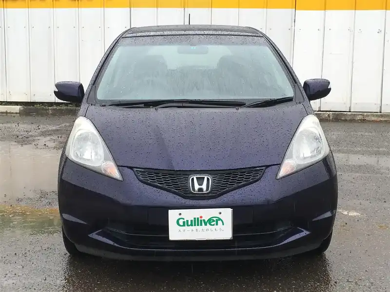 カタログ画像：フィット（FIT） Ｌ ハイウェイエディション 2008年6月 DBA-GE6 1300cc プレミアムディープバイオレット・パール 燃費21.5km / l  フロント