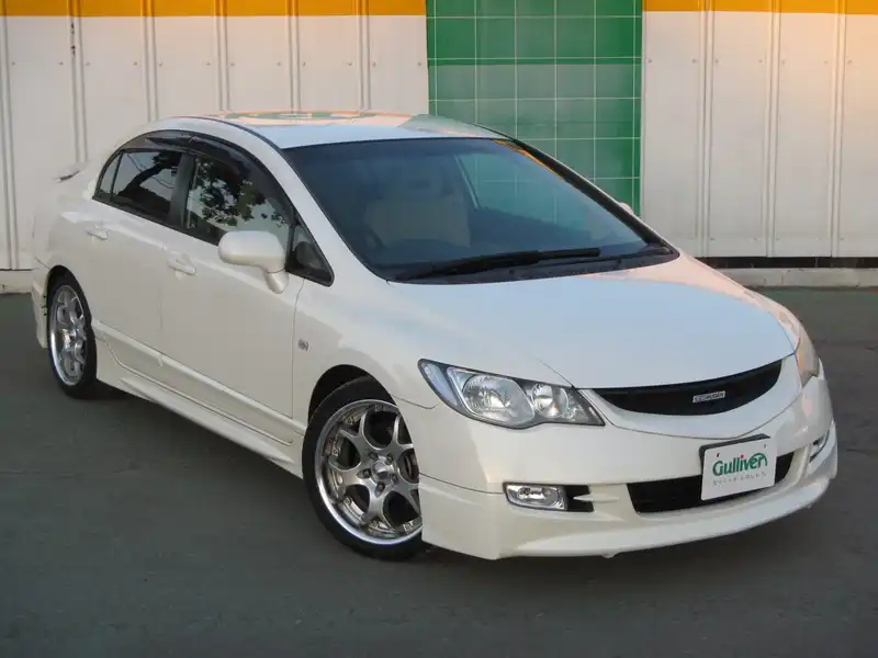 10043344 | カタログ画像：シビック（CIVIC） １．８Ｇ 2007年9月 DBA-FD1 1800cc プレミアムホワイト・パール メイン（その他）