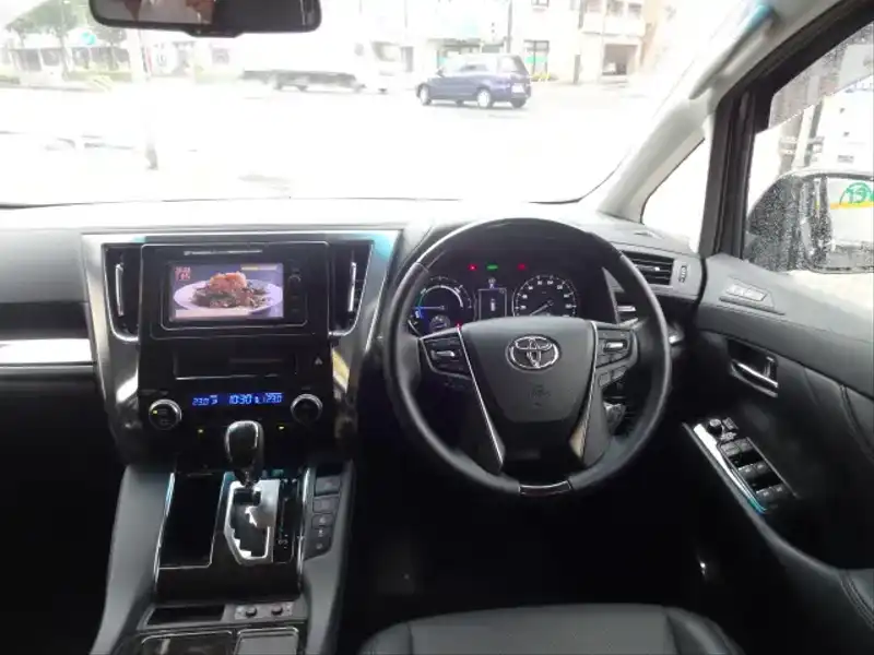 カタログ画像：アルファードハイブリッド（ALPHARD HYBRID） ハイブリッドＳＲ Ｃパッケージ 2015年1月 DAA-AYH30W 2500cc ブラック 燃費18.4km / l 内装