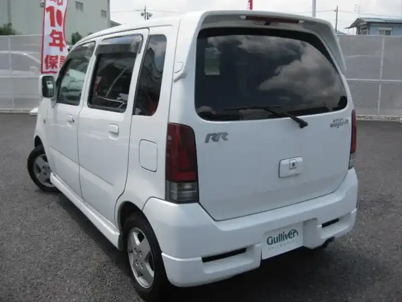 カタログ画像：ワゴンＲ（WAGON R） ＲＸ－Ｔ 1998年10月 GF-MC11S 660cc スペリアホワイト 燃費16.0km / l  バック