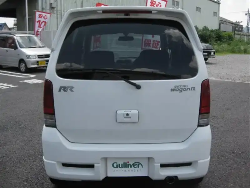 カタログ画像：ワゴンＲ（WAGON R） ＲＸ－Ｔ 1998年10月 GF-MC11S 660cc スペリアホワイト 燃費20.5km / l  バック