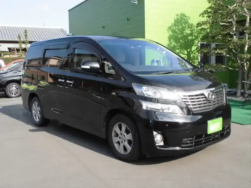 カタログ画像：ヴェルファイア（VELLFIRE） ３．５Ｘ 2008年5月 DBA-GGH25W 3500cc ブラック 燃費9.4km / l  メイン（その他）