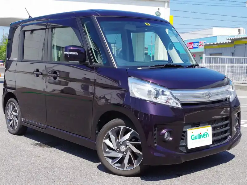 カタログ画像：スペーシアカスタム（SPACIA CUSTOM） ＴＳ 2013年6月 DBA-MK32S 660cc ミステリアスバイオレットパール 燃費25.0km / l メイン（その他）