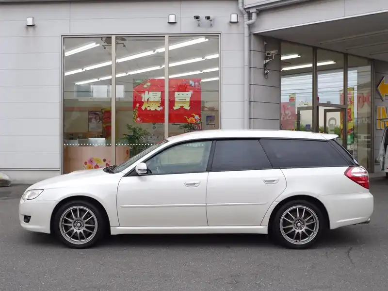 カタログ画像：レガシィツーリングワゴン（LEGACY TOURING WAGON） ２．０ＧＴ 2008年5月 CBA-BP5 2000cc サテンホワイト・パール 燃費13.0km / l  外装