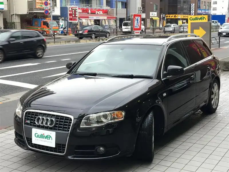 カタログ画像：Ａ４アバント（A4 AVANT） ２．０ 2005年2月 GH-8EALT 2000cc ファントムブラックパールエフェクト 燃費10.8km / l  外装