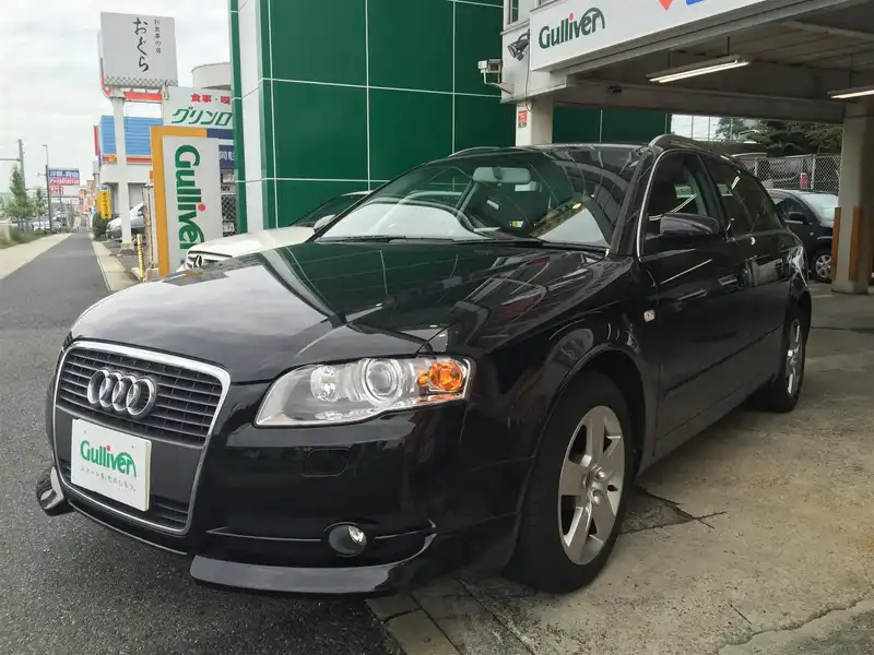 カタログ画像：Ａ４アバント（A4 AVANT） ２．０アトラクション ダイナミックライン 2007年3月 GH-8EALT 2000cc ファントムブラックパールエフェクト 燃費10.8km / l  外装