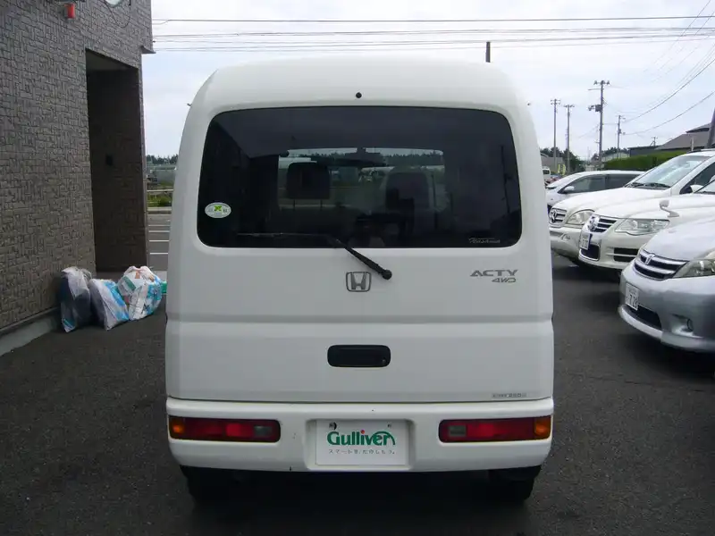 カタログ画像：アクティバン（ACTY VAN） タウン 1999年6月 GD-HH5 660cc タフタホワイト 燃費15.6km / l  バック