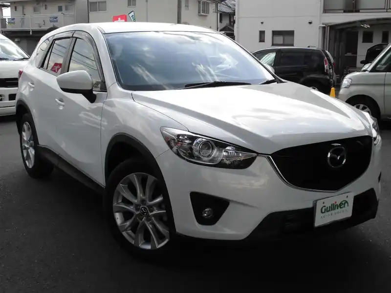 カタログ画像：ＣＸ－５（CX-5） ＸＤ Ｌパッケージ 2014年4月 LDA-KE2AW 2200cc クリスタルホワイトパールマイカ 燃費18.0km / l メイン