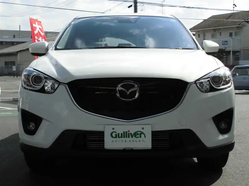 カタログ画像：ＣＸ－５（CX-5） ＸＤ Ｌパッケージ 2014年4月 LDA-KE2AW 2200cc クリスタルホワイトパールマイカ 燃費18.0km / l フロント