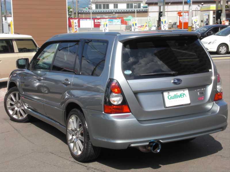 10038447 | カタログ画像：フォレスター（FORESTER） ＳＴｉバージョン 2007年1月 TA-SG9 2500cc ダークグレー・メタリック バック