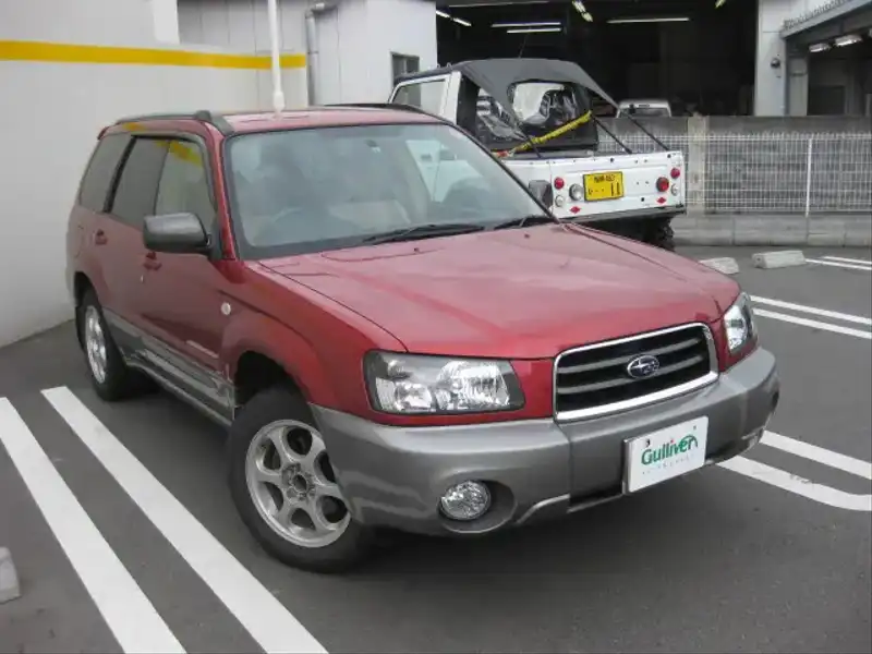 カタログ画像：フォレスター（FORESTER） Ｘ２０ 2004年4月 TA-SG5 2000cc コアレッド・メタリック 燃費13.6km / l  メイン（その他）