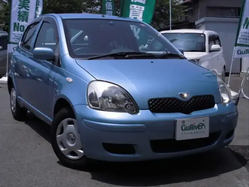 カタログ画像：ヴィッツ（VITZ） Ｕ Ｄパッケージ ビューティフルセレクション 2002年4月 TA-NCP10 1300cc ブルーメタリック 燃費18.0km / l  メイン（その他）