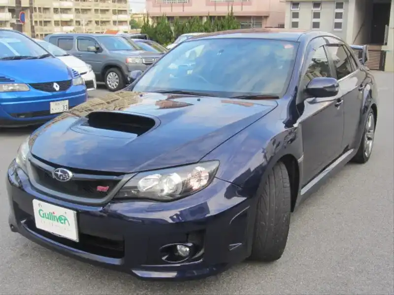 カタログ画像：インプレッサ（IMPREZA） ＷＲＸ ＳＴＩ 2011年11月 CBA-GVB 2000cc プラズマブルー・シリカorＷＲブルー・マイカ 燃費10.4km / l  外装