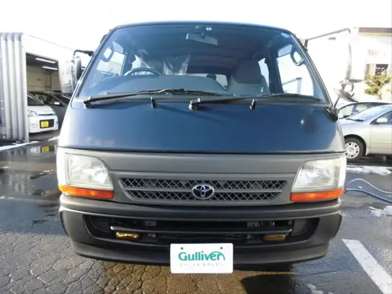 カタログ画像：レジアスエースバン（REGIUS ACE VAN） ＤＸ Ｂパッケージ仕様車 2000年12月 GE-RZH112V 2000cc ダークブルー フロント