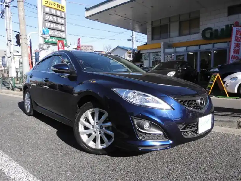 カタログ画像：アテンザセダン（ATENZA SEDAN） ２５ＥＸ 2010年1月 DBA-GH5FP 2500cc ストーミーブルーマイカ 燃費11.4km / l メイン（その他）