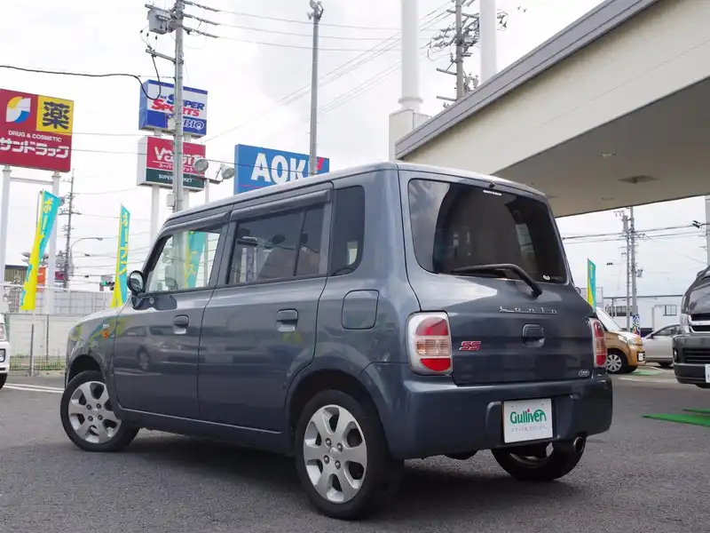 カタログ画像：アルトラパン（ALTO LAPIN） ＳＳ 2007年5月 ABA-HE21S 660cc アズールグレーパールメタリック 燃費16.4km / l  バック