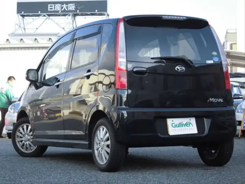 カタログ画像：ムーヴ（MOVE） Ｘ ＶＳ Ⅲ 2010年5月 DBA-L185S 660cc ブラックマイカ 燃費19.6km / l  バック