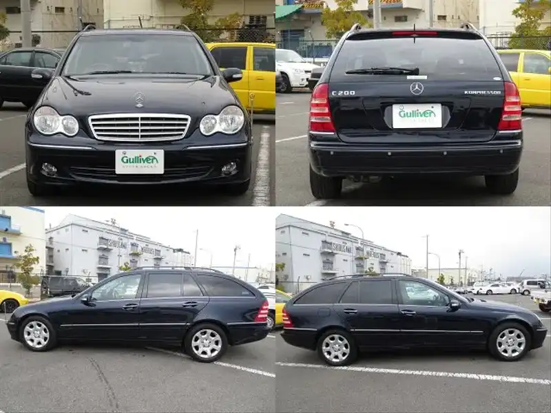 カタログ画像：Ｃクラスステーションワゴン（C-CLASS STATIONWAGON） Ｃ２００コンプレッサー ステーションワゴン 2006年3月 DBA-203242 1800cc タンザナイトブルー（Ｍ） 燃費11.4km / l  外装