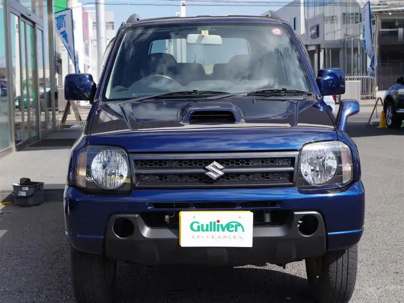 カタログ画像：ジムニー（JIMNY） ＸＣ 2014年4月 ABA-JB23W 660cc ノクターンブルーパール 燃費14.8km / l フロント