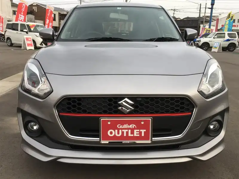 カタログ画像：スイフト（SWIFT） ハイブリッドＲＳ セーフティパッケージ装着車 2017年1月 DAA-ZD53S 1200cc プレミアムシルバーメタリック 燃費25.4km / l フロント