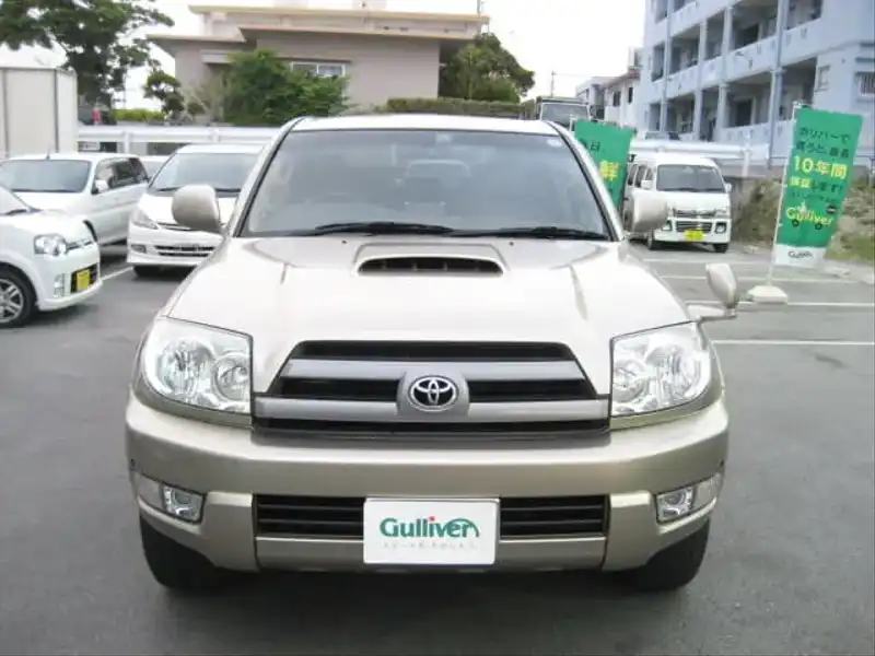 カタログ画像：ハイラックスサーフ（HILUX SURF） ＳＳＲ－Ｇ 2002年11月 KN-KDN215W 3000cc シャンパンマイカメタリック 燃費11.4km / l  フロント