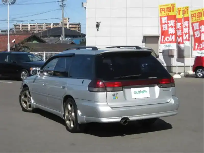 4501657 | カタログ画像：レガシィツーリングワゴン（LEGACY TOURING WAGON） ＧＴ－Ｂ 1998年6月 GF-BH5 2000cc アークティックシルバー・メタリック バック