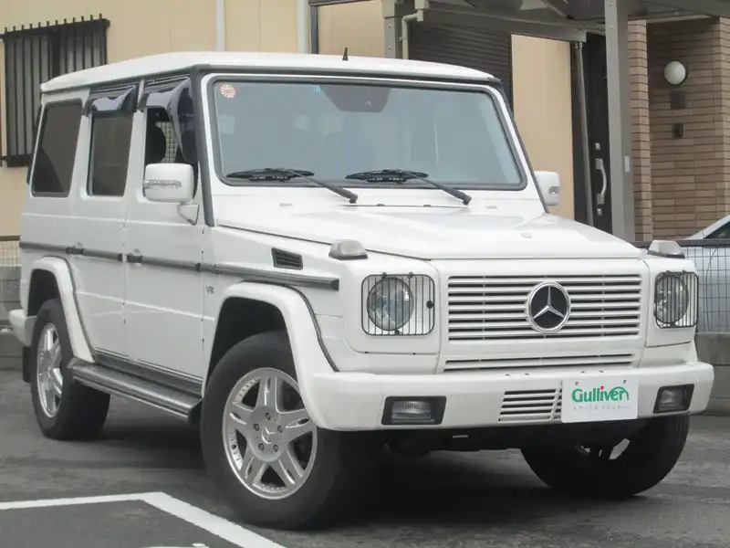 カタログ画像：Ｇクラス（G-CLASS） Ｇ５００ ロング 2004年9月 GH-463248 5000cc アラバスターホワイト（Ｓ） 燃費5.7km / l  メイン（その他）