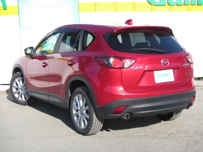 カタログ画像：ＣＸ－５（CX-5） ２５Ｓ ２０１３ アニバーサリー 2013年10月 DBA-KE5FW 2500cc ソウルレッドプレミアムメタリック バック