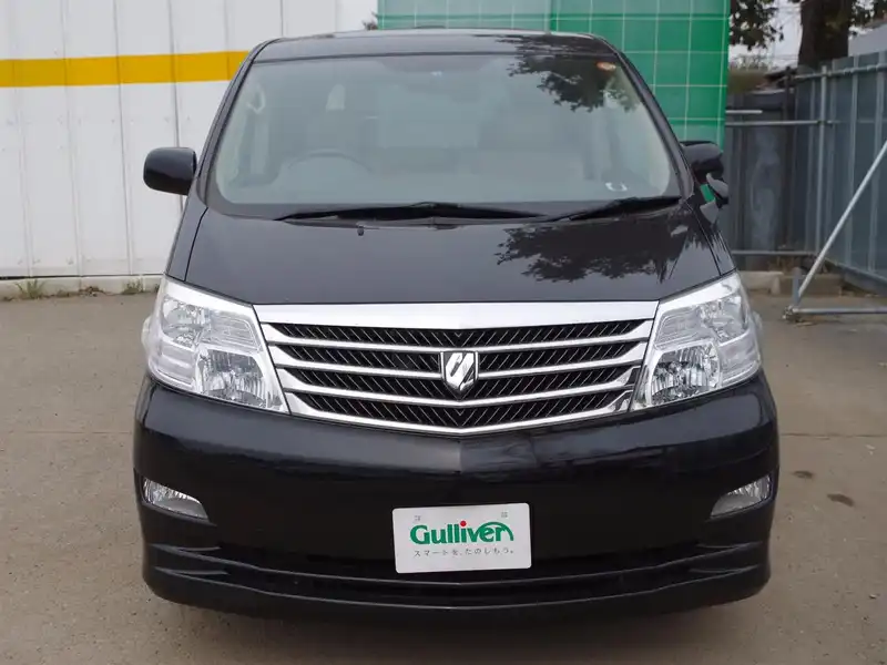 カタログ画像：アルファードＧ（ALPHARD G） ＭＸ Ｌエディション 2007年6月 CBA-MNH15W 3000cc ブラックマイカ 燃費8.6km / l  フロント