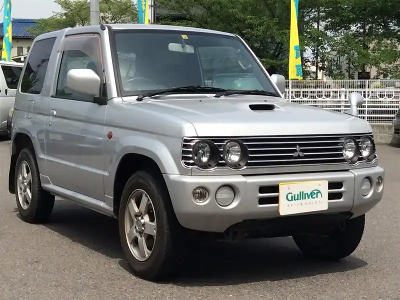 カタログ画像：パジェロミニ（PAJERO MINI） リンクスＶ 2001年10月 GF-H58A 660cc シルバー（Ｍ） メイン（その他）