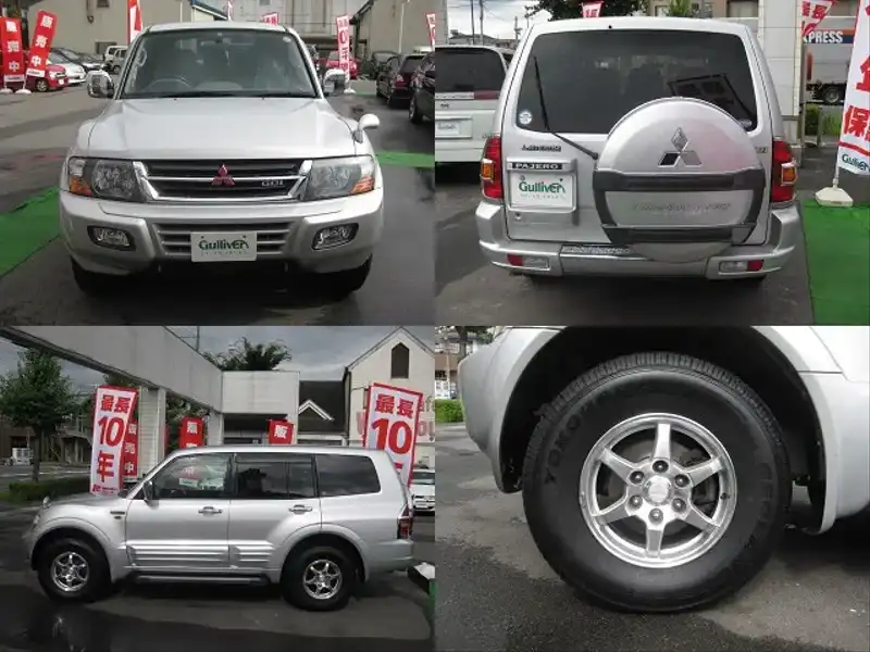 カタログ画像：パジェロ（PAJERO） ２０ｔｈアニバーサリー プレミアムパッケージ 2002年1月 KH-V78W 3200cc サテライトシルバー（Ｍ）モノトーン 外装