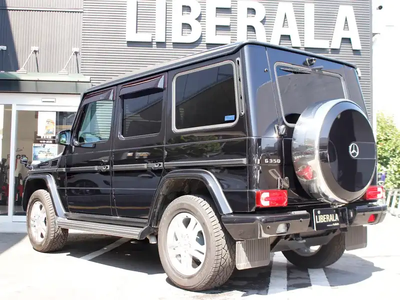 カタログ画像：Ｇクラス（G-CLASS） Ｇ３５０ ブルーテック 2013年9月 FDA-463346 3000cc タンザナイトブルー（Ｍ） バック