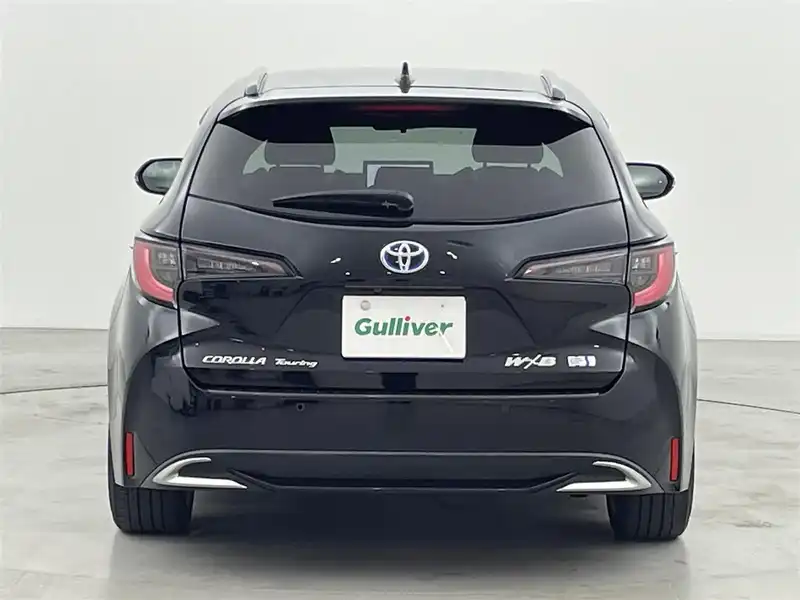 カタログ画像：カローラツーリング（COROLLA TOURING） Ｘ 2024年4月 5BA-MZEA17W 1500cc アティチュードブラックマイカ 燃費19.1km / l バック