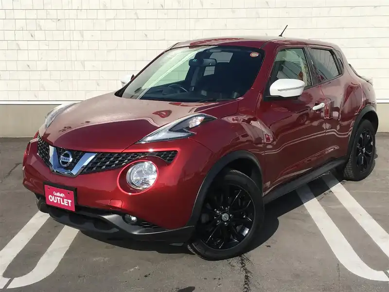 カタログ画像：ジューク（JUKE） １６ＧＴ ＦＯＵＲ パーソナライゼーション 2018年5月 CBA-NF15 1600cc ラディアントレッド（ＰＭ）orパッションレッド 燃費13.4km / l 外装