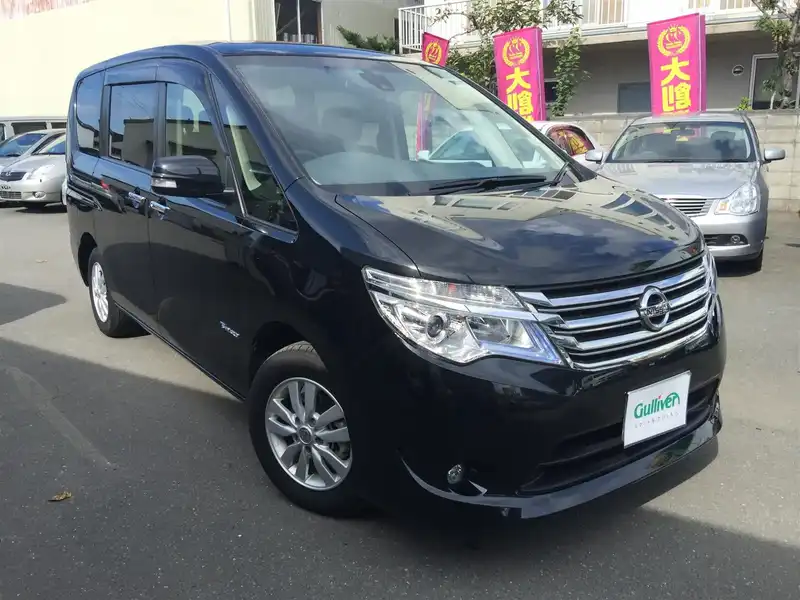 カタログ画像：セレナ（SERENA） ２０Ｘ Ｓ－ハイブリッド アドバンスドセーフティパッケージ 2014年4月 DAA-HC26 2000cc ダイヤモンドブラック（Ｐ） 燃費16.0km / l メイン（その他）